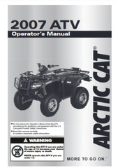 2007 Arctic Cat 400 500 650 700 Service Manual Repair Operators Wiring PDF USB