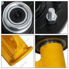 2Pack Shipping Container Wheels 8×6.5 Lug Wheels Kit with Ratchet Strap US