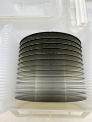 LOT OF 13 200mm Silicon Wafer disks, Gold Exposed Disk for Art, Science, Novelty