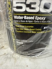 3.5 QTs Rust-Oleum High Performance 5300 Water Based Epoxy Can -Gloss Finish-BLK