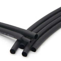 Black Heat Shrink Tube 2:1Unlined &3:1 4:1 Adhesive Glue Lined Heatshrink Sleeve