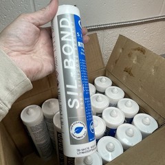 PACK OF 6 RTV 4500 Silicone Sealant Adhesive White 10.3oz – Sil-bond