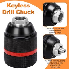 1/2-Inch HA3JAW Keyless Chuck for Bosch SDS-Plus Hammers, 3-Jaw Self-Tighten Dri