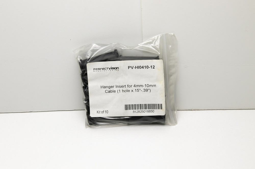 Perfect Vision PV-HI0410-12 Hanger Inserts for 4MM – 10MM Cable New – Fast Ship