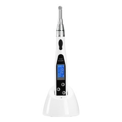 Dental Cordless LED Endo Motor 16:1 Contra Angle +6pcs Endo Motor Rotary Files