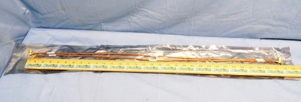 (2) NEW 32” SMA RF Coaxial Semi-Rigid Copper Hard-lines DC-18GHz