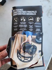 3M WorkTunes Bluetooth Hearing Protection Headset Black 90572-DC NEW PACKAGE DIS