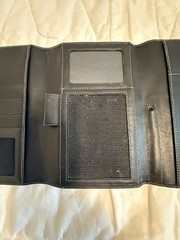 Franklin Covey Full-Grain Leather Compact Planner Weekly/Monthly Undated Black