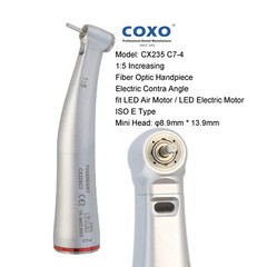 COXO Dental Electric Handpiece 1:5 LED Contra Angle Fiber Optic NSK X95L X25L