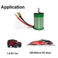 XTEAM 3660 4650KV Brushless Motor 1700W 120A 12V Fits 1/8 1/10 1/12 RC Boat