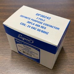 SUPCO CONTACTOR 30A 24V 2-POLE DP30242