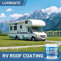 RV Roof Coating White 1 Gallon, Solar Reflective Sealant, Waterproof Flexible…