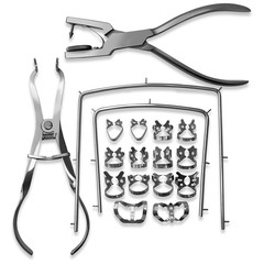 Comprehensive Dental Rubber Dam Kit – Medical Grade Stainless Steel, Rubber Dam