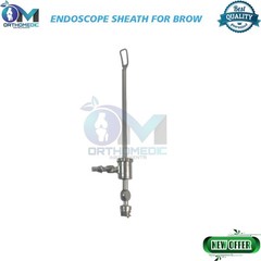 Endoscope Sheath For Brow Lift Surgery with Hole (Upward) 4mmx17.5c 30 degrees
