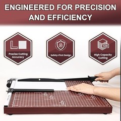 18 Inch Guillotine Paper Cutter Heavy Duty Professional Trimmer for Cardstock 12