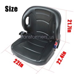 MOLDED FOR TOYOTA FORKLIFT SUSPENSION SEAT W/ SEATBELT & SWITCH PREMIUM QUALITY!