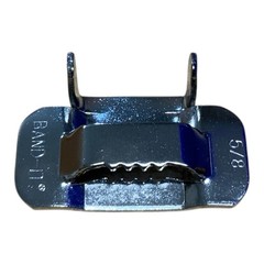 BAND-IT C25599 201 Stainless Steel Ear-Lokt Buckle, 5/8″ Width, (100 per Box)