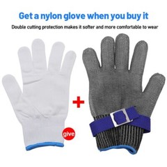 Cut Resistant Glove Stainless Steel Mesh Metal Glove for Kitchen Cooking Cutting