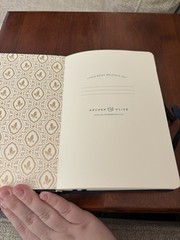 Archer And Olive Notes From Nature Blue Floral A5 Notebook Dot Grid