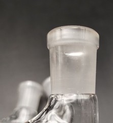 C Quality 14F-14M 45 Degree Angle Glass Ground Joint Attachment Adapter Elbow