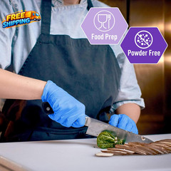 Nitrile/Vinyl Blend Exam Gloves Powder-Free Latex-Free Disposable Non-Sterile