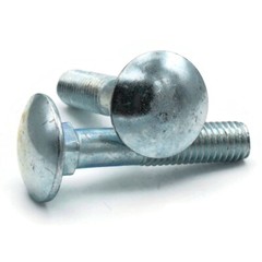M6-1.0 Carriage Bolts Metric DIN 603 Class 4.6 Zinc Plated Steel – Pick Size+QTY