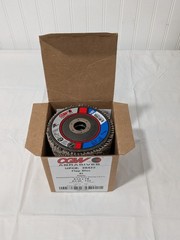 CGW Flap Disc: 4-1/2" Dia, 7/8" Hole, Aluminum Oxide, Type 29 Box of 1