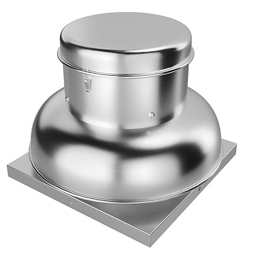2400 CFM Upblast Roof Exhaust Fan 25″ Base Direct Drive Commercial Ventilation
