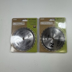 Rockwell RW9281 4.5″ 24 Tooth Carbide Tipped TCT Circular Wood Blade 2 Pack NEW