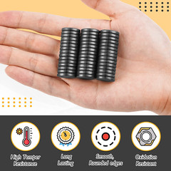 20Pack Magnets for Crafts with Adhesive Backing round Disc Magnets Strong Stick