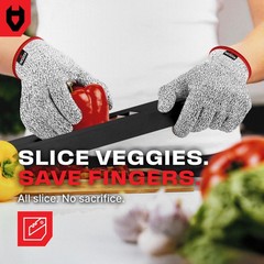 Premium Cut Resistant Gloves Food Grade — 100% Food Safe — Level 5 Meat Cutti…