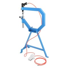 Industrial Pneumatic Planishing Hammer with Stand, Pedal & 1-3″ Anvils