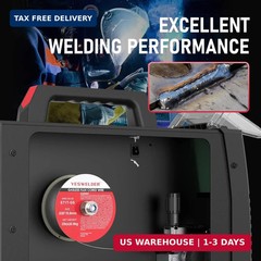 YESWELDER Flux Core Gasless MIG Wire, E71T-GS Mild Carbon Steel .030-Inch Diamet