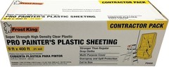 9′ x 400′ High Density Plastic Sheeting – Secure Overspray & Damage Protection