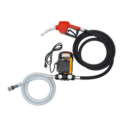 550W 110V Electric Oil Fuel Diesel Gas Transfer Pump W/Meter Hose with Nozzle