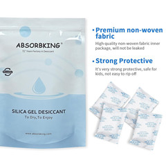 Silica Gel Packets, 20 Gram 80 Packs Food Safe Moisture Absorbers
