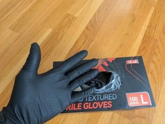 10mil Heavy Duty Nitrile Disposable Mechanics Gloves, Chem-Resistant, Latex Free
