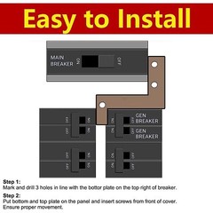 Generator interlocking kit compatible Cutler Hammer BR Fit series 150 & 200 amps