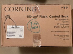 TISSUE CULTURE FLASK – Corning 430825 Sterile 150cm2 Vented Cap – 50/CS