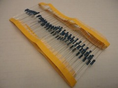 100 Pcs 1K OHM Pack Lot 1/4W 0.25W 1% Tolerance Metal Film Resistor Resistance