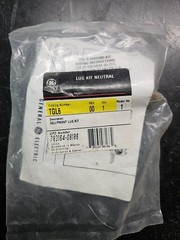 GE TGL6 TGL-6, Neutral Lug Kit Equipment Lug Kit, 600A, 600V, #2-250Kcmils CU