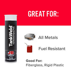 J-B Weld 8217 TankWeld Gas Tank Repair – 1 oz.,Dark Grey