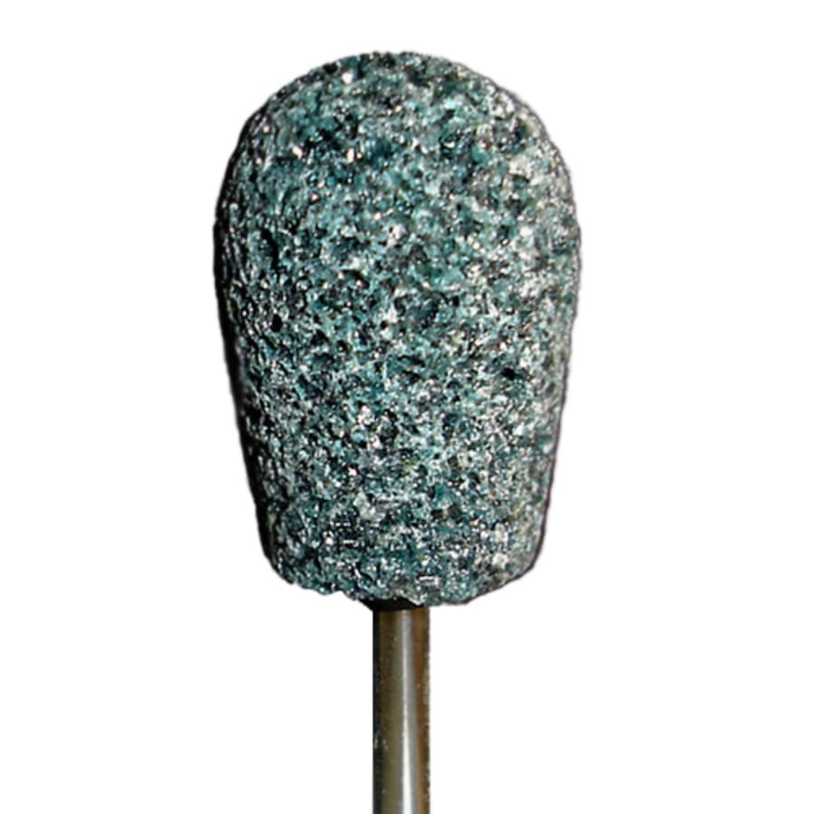 Medium Blue Abrasive Points Coarse HP Shank Round End 14.50mm x 18.50mm