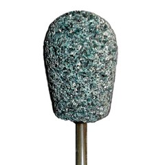 Medium Blue Abrasive Points Coarse HP Shank Round End 14.50mm x 18.50mm