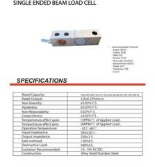 Tank Scale Kit 20,000 LB Load Cell Brewery Livestock Silo Chute Hopper Sensor