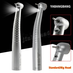 Dental Fiber Optic LED High Speed Handpiece Push Button 4/6 Hole KaVo Style
