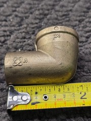 (QTY 25) Nibco 707-3-LF 3/4″ Lead-Free Forged DZR Bronze Solder Elbow Fittings