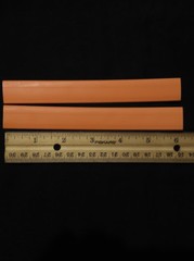 1/2″ inch 12.7mm ORANGE 2:1 heat shrink tubing polyolefin (1 FOOT)