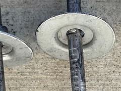 Sandbaggy 8″ x 1 ⅝” Standard Snap Ties for Concrete Forms – 1″ Cup Loose Washer