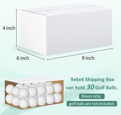 Reliable 30-Pack White Corrugated 9x6x4 Shipping Boxes for Secure Mailing